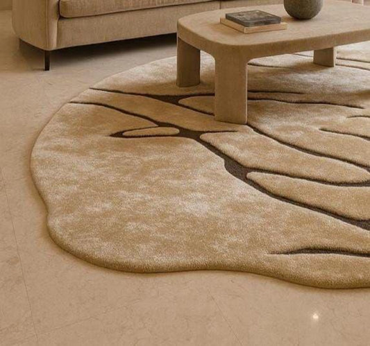 Terrane Biophilic Irregular Contour Area Rug-the rug gallery